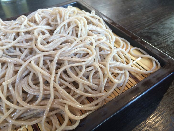 軽井沢の朝食に美味しい蕎麦を