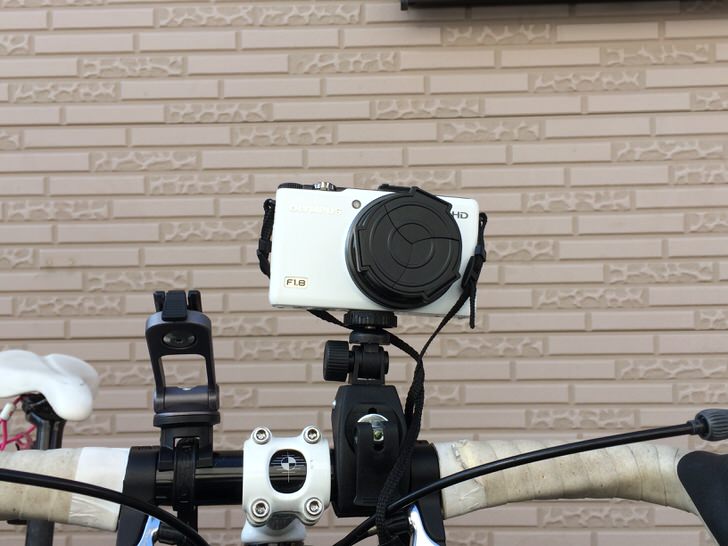 自転車ハンドル用カメラマウント