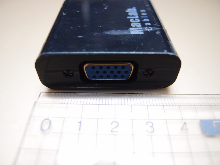 microHDMI-VGAアダプター