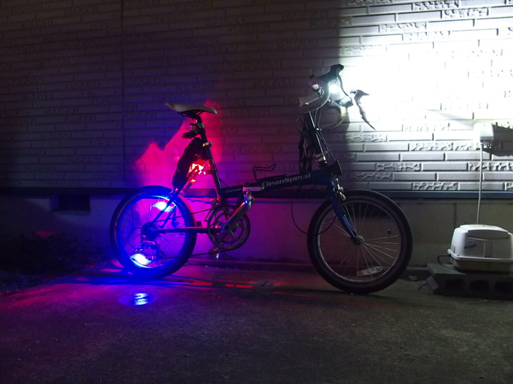 UASB充電式自転車用ライトテールランプスポークライト付き