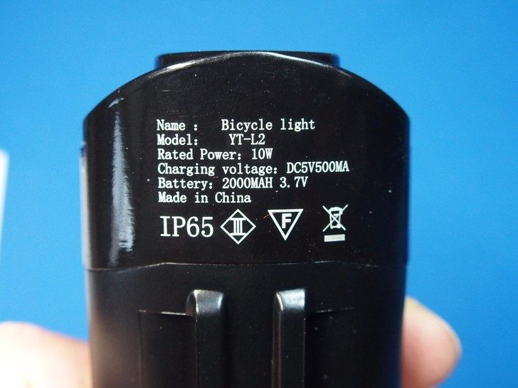 UASB充電式自転車用ライトテールランプスポークライト付き
