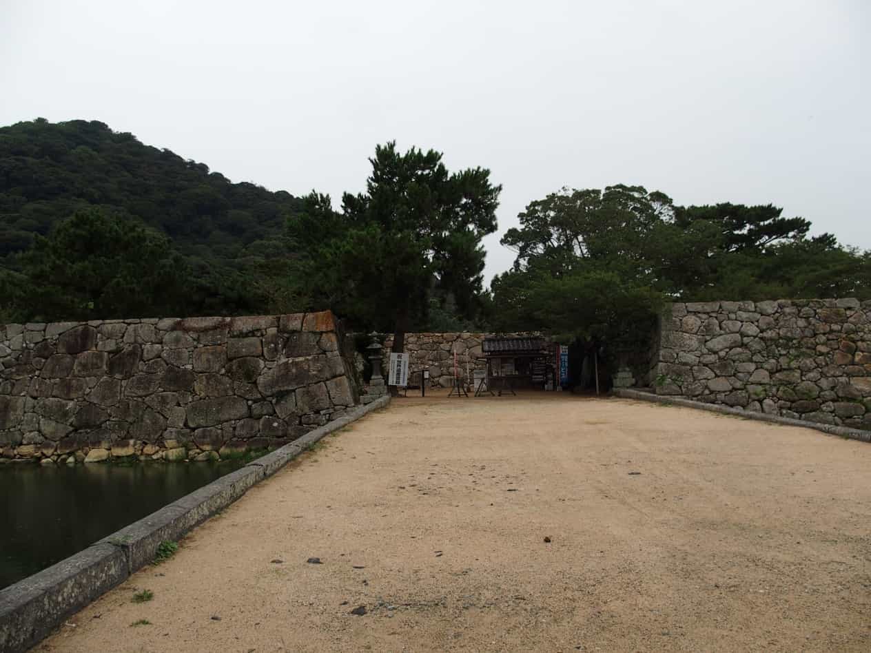 萩城跡の虎口