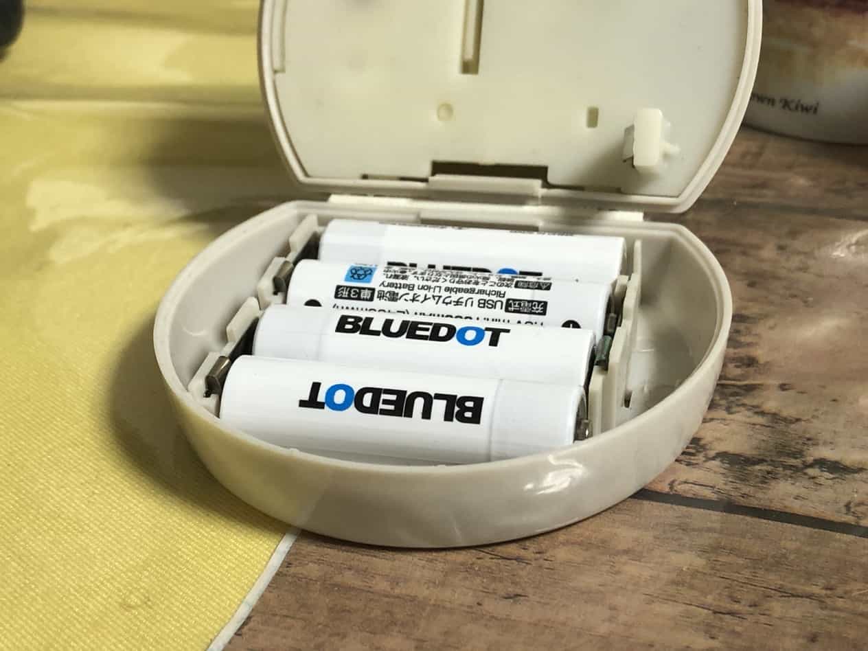 BLUEDOT単３形USB充電式リチウムイオン電池